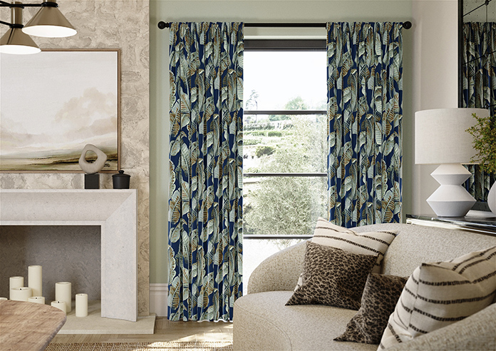 Nicobar, Blue Lagoon - Made to Measure Curtain - Image 3